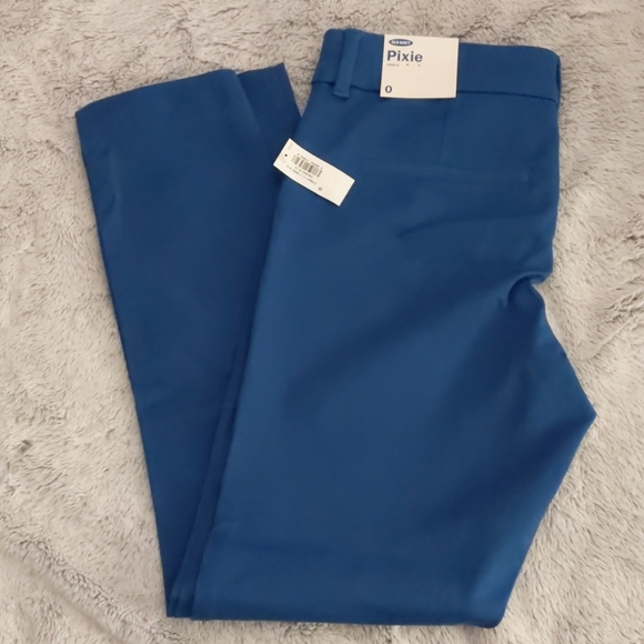 Nwt Royal Blue Pixie Pants Ankle Length 